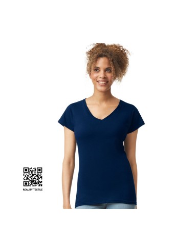 G-64V00L-Softstyle® Womens V-Neck T-Shirt